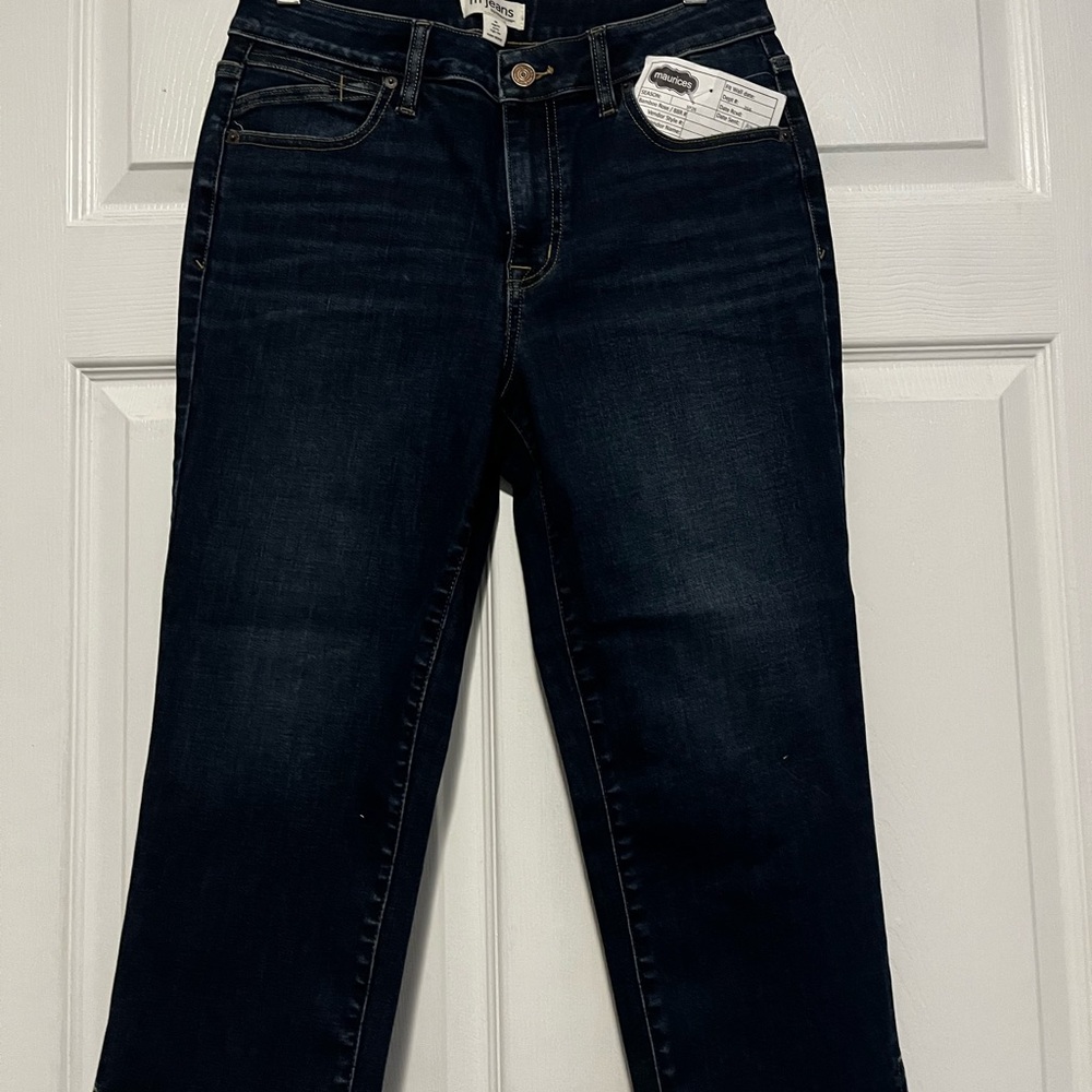 Maurices Dark Indigo Straight Leg capris